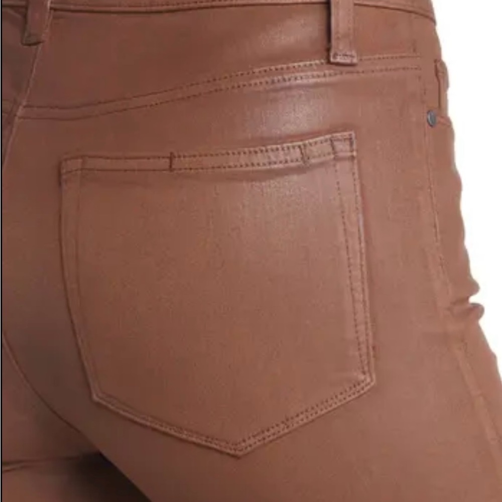 PAIGE Women's Brown Straight Leg Jeans
